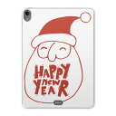 iPad Pro 11 第1世代 2018年版 用 ケース ソフト TPUケース A1980 A2013 A1934 対応 タブレットケース タブレットカバー 017673 クリスマス サンタ 赤 クリスマス
