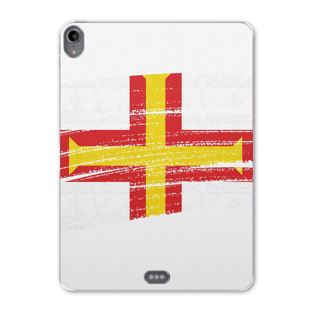 iPad Pro 11 第1世代 2018年版 用 ケース ソフト TPUケース A1980 A2013 A1934 対応 タブレットケース タブレットカバー 018461 国旗 guernsey ガーンジー