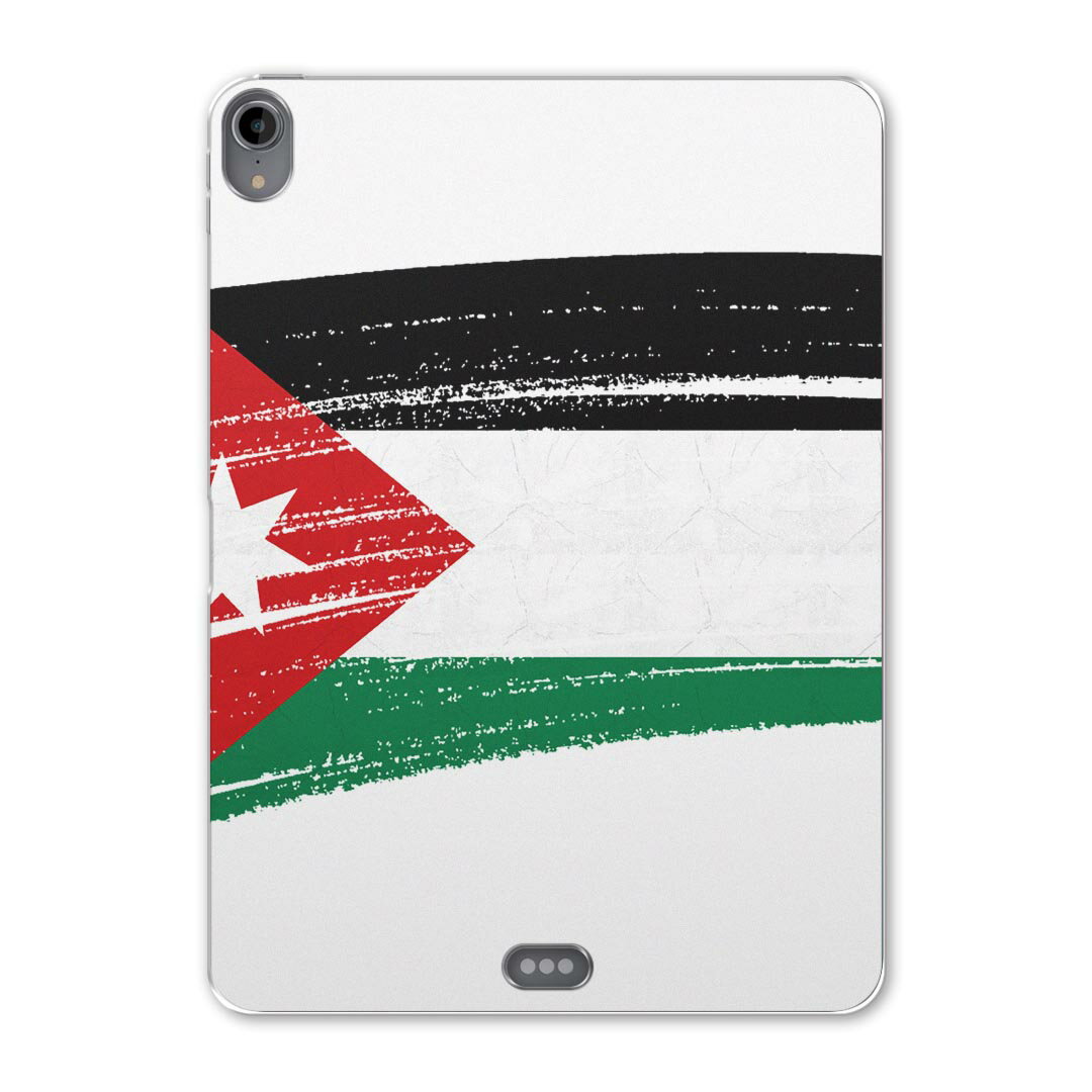 iPad Pro 11 第1世代 2018年版 用 ケース ソフト TPUケース A1980 A2013 A1934 対応 タブレットケース タブレットカバー 018479 国旗 jordan ヨルダン