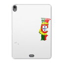 iPad Pro 11 第1世代 2018年版 用 ケース ソフト TPUケース A1980 A2013 A1934 対応 タブレットケース タブレットカバー 018924 国旗 portugal ポルトガル(2)
