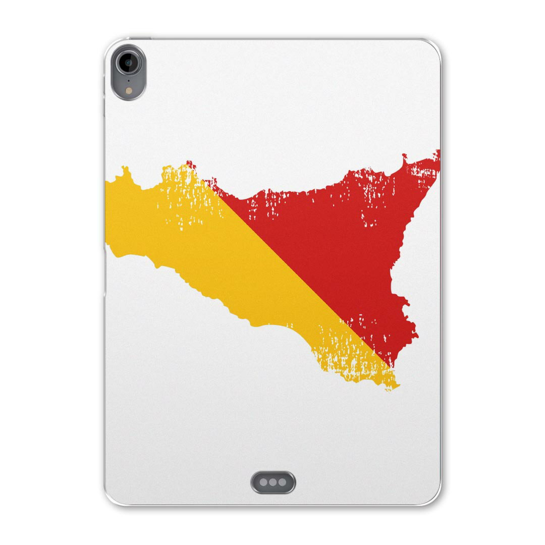 iPad Pro 11 第1世代 2018年版 用 ケース ソフト TPUケース A1980 A2013 A1934 対応 タブレットケース タブレットカバー 018943 国旗 sicily シチリア島