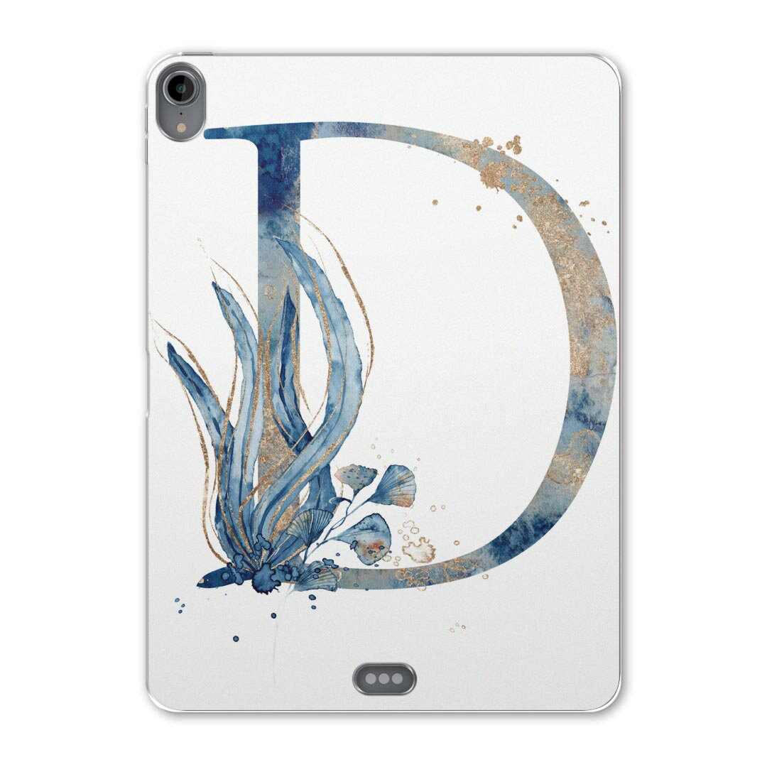 iPad Pro 12.9 第3世代 2019年版 用 ケース ソフト TPUケース A1876 A2014 A1895 対応 タブレットケース タブレットカバー 019656 フォント 文字 d アルファベット