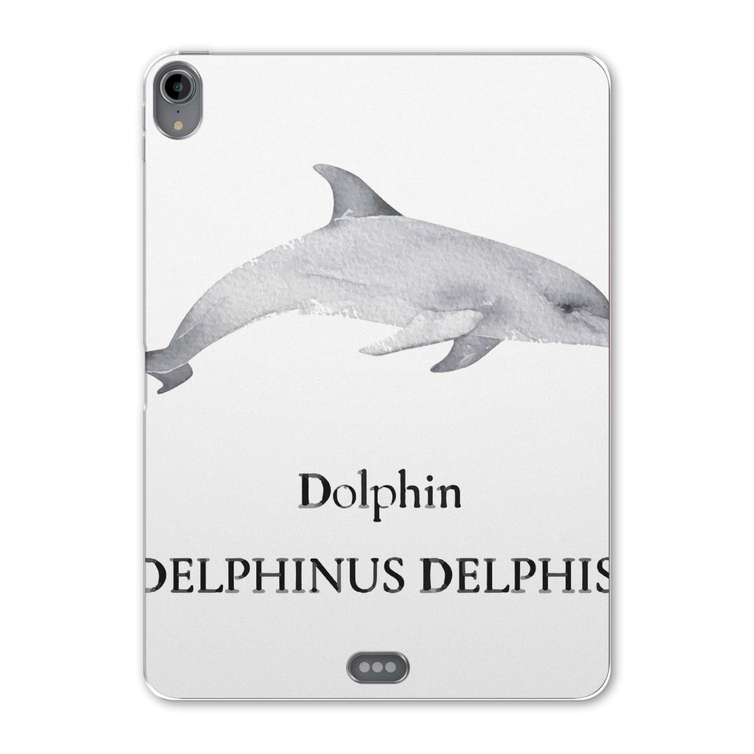 iPad Pro 11 第1世代 2018年版 用 ケース ソフト TPUケース A1980 A2013 A1934 対応 タブレットケース タブレットカバー 019748 デザイン 海の生物 イルカ dolphin
