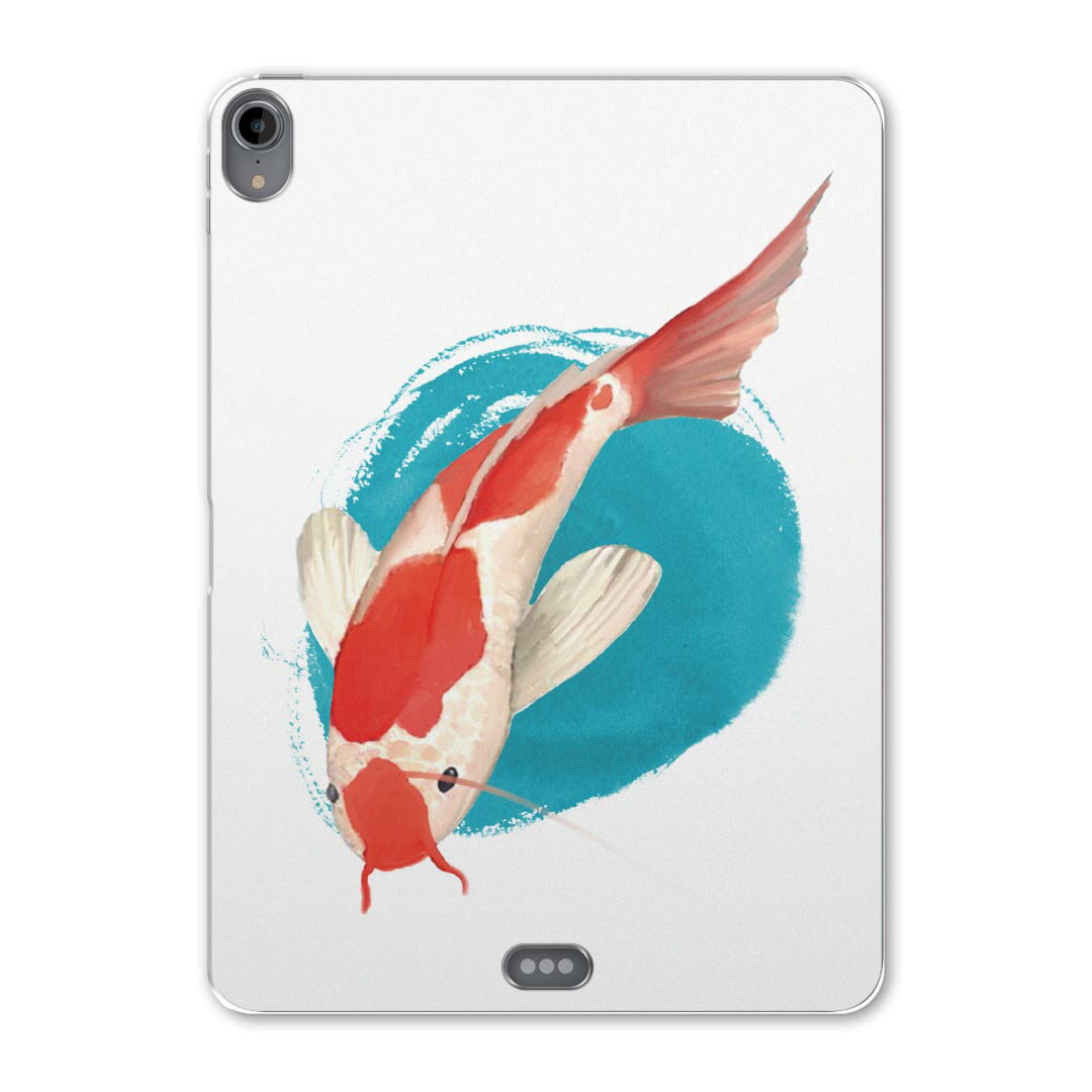 iPad Pro 11 第1世代 2018年版 用 ケース ソフト TPUケース A1980 A2013 A1934 対応 タブレットケース タブレットカバー 019756 デザイン 金魚 Goldfish 魚