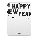 iPad Pro 12.9 第3世代 2019年版 用 ケース ソフト TPUケース A1876 A2014 A1895 対応 タブレットケース タブレットカバー 019990 お正月 文字 happy new year(2)