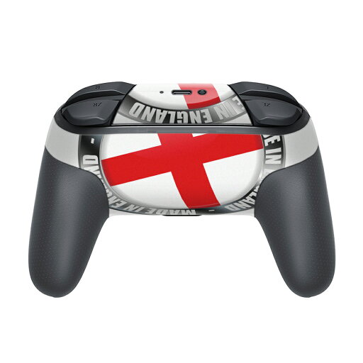 Nintendo Switch 用 PROコントローラ 専用 ニンテンドー スイッチ プロコン 専用 デザインスキンシール 全面セット カバー ケース 保護 フィルム ステッカー デコ アクセサリー 000928 イングランド 国旗