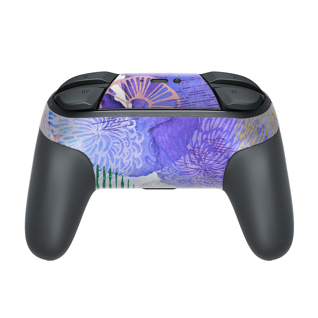 Nintendo Switch 用 PROコントローラ 専用 ニンテンドー スイッチ プロコン 専用 デザインスキンシール 全面セット カバー ケース 保護 フィルム ステッカー デコ アクセサリー 022837 カラフル