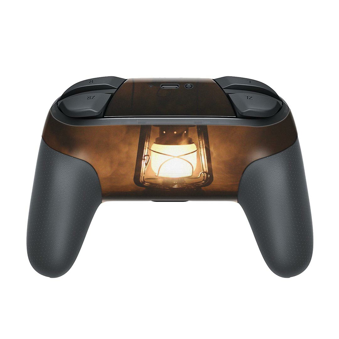 Nintendo Switch 用 PROコントローラ 専用 ニンテンドー スイッチ プロコン 専用 デザインスキンシール 全面セット カバー ケース 保護 フィルム ステッカー デコ アクセサリー 023487 ランプ　写真