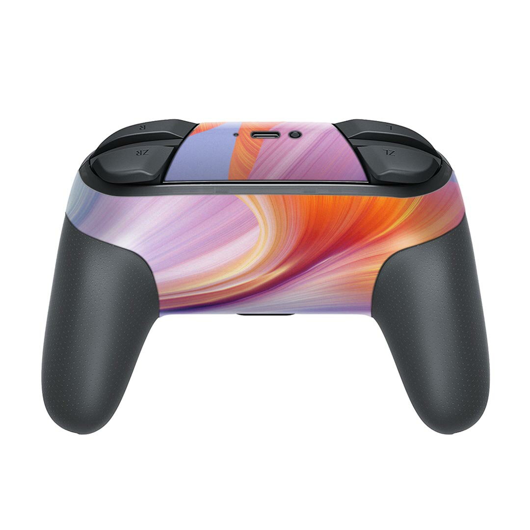 Nintendo Switch 用 PROコントローラ 専用 ニンテンドー スイッチ プロコン 専用 デザインスキンシール 全面セット カバー ケース 保護 フィルム ステッカー デコ アクセサリー 023971 カラフル