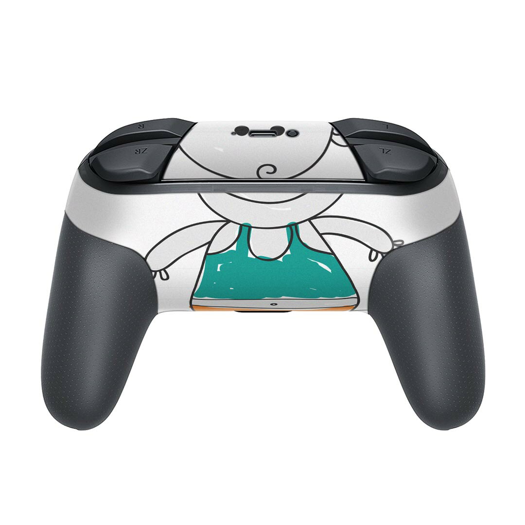 スマコレのNintendo Switch 用 PROコントローラ 専用 ニンテンドー スイッチ プロコン 専用 デザインスキンシール 全面セット カバー ケース 保護 フィルム ステッカー デコ アクセサリー 026150 赤ちゃん　男の子｜アングル2