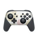 Nintendo Switch 用 PROコントローラ 専用 ニンテンドー スイッチ プロコン 専用 デザインスキンシール 全面セット カバー ケース 保護 フィルム ステッカー デコ アクセサリー 003758 花 イラスト(2)
