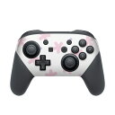 Nintendo Switch 用 PROコントローラ 専用 ニンテンドー スイッチ プロコン 専用 デザインスキンシール 全面セット カバー ケース 保護 フィルム ステッカー デコ アクセサリー 003997 桜 花 ピンク