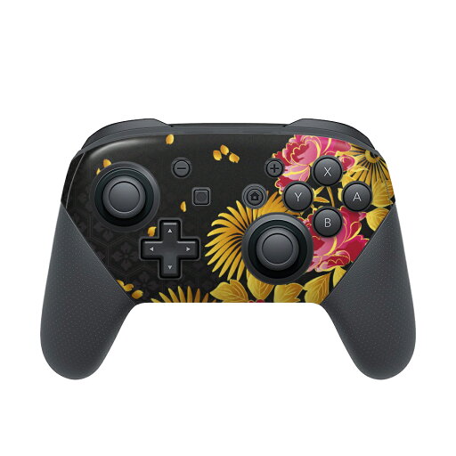 Nintendo Switch 用 PROコントローラ 専用 ニンテンドー スイッチ プロコン 専用 デザインスキンシール 全面セット カバー ケース 保護 フィルム ステッカー デコ アクセサリー 004484 和風 和柄 花 Nintendo Switch 用 PROコントローラ 専用 ニンテンドー スイッチ プロコン 専用 デザインスキンシール 全面セット カバー ケース 保護 フィルム ステッカー デコ アクセサリー 004484 和風 和柄 花