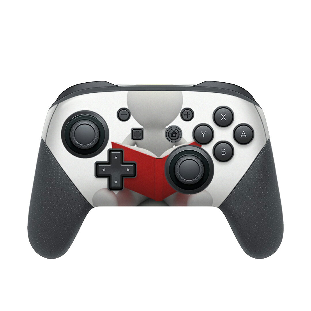 Nintendo Switch 用 PROコントローラ 専用 ニンテンドー スイッチ プロコン 専用 デザインスキンシール 全面セット カバー ケース 保護 フィルム ステッカー デコ アクセサリー 004560 シンプル キャラクター