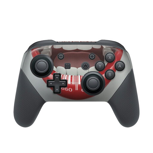 Nintendo Switch 用 PROコントローラ 専用 ニンテンドー スイッチ プロコン 専用 デザインスキンシール 全面セット カバー ケース 保護 フィルム ステッカー デコ アクセサリー 005717 唇 バーコード Nintendo Switch 用 PROコントローラ 専用 ニンテンドー スイッチ プロコン 専用 デザインスキンシール 全面セット カバー ケース 保護 フィルム ステッカー デコ アクセサリー 005717 唇 バーコード