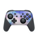 Nintendo Switch 用 PROコントローラ 専用 ニンテンドー スイッチ プロコン 専用 デザインスキンシール 全面セット カバー ケース 保護 フィルム ステッカー デコ アクセサリー 010261 水彩 青 赤