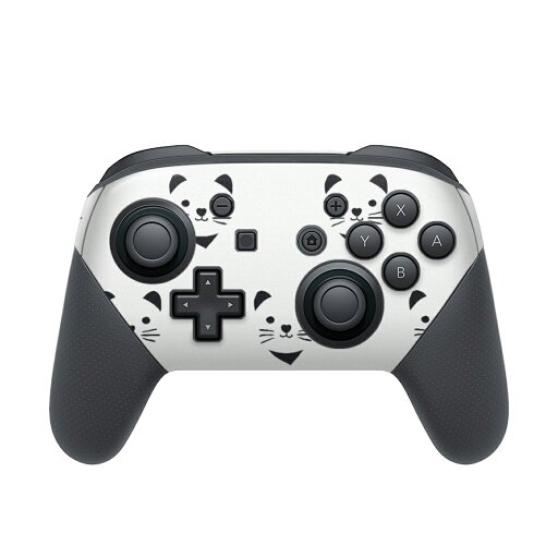 Nintendo Switch 用 PROコントローラ 専用 ニンテンドー スイッチ プロコン 専用 デザインスキンシール 全面セット カバー ケース 保護 フィルム ステッカー デコ アクセサリー 010485 動物 猫 白 黒 Nintendo Switch 用 PROコントローラ 専用 ニンテンドー スイッチ プロコン 専用 デザインスキンシール 全面セット カバー ケース 保護 フィルム ステッカー デコ アクセサリー 010485 動物 猫 白 黒