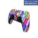 PS5用 ワイヤレスコントローラー 専用 スキンシール おしゃれなスキンシール 貼るだけでかんたんドレスアップ 気軽に着せ替えが楽しめるデザインステッカー