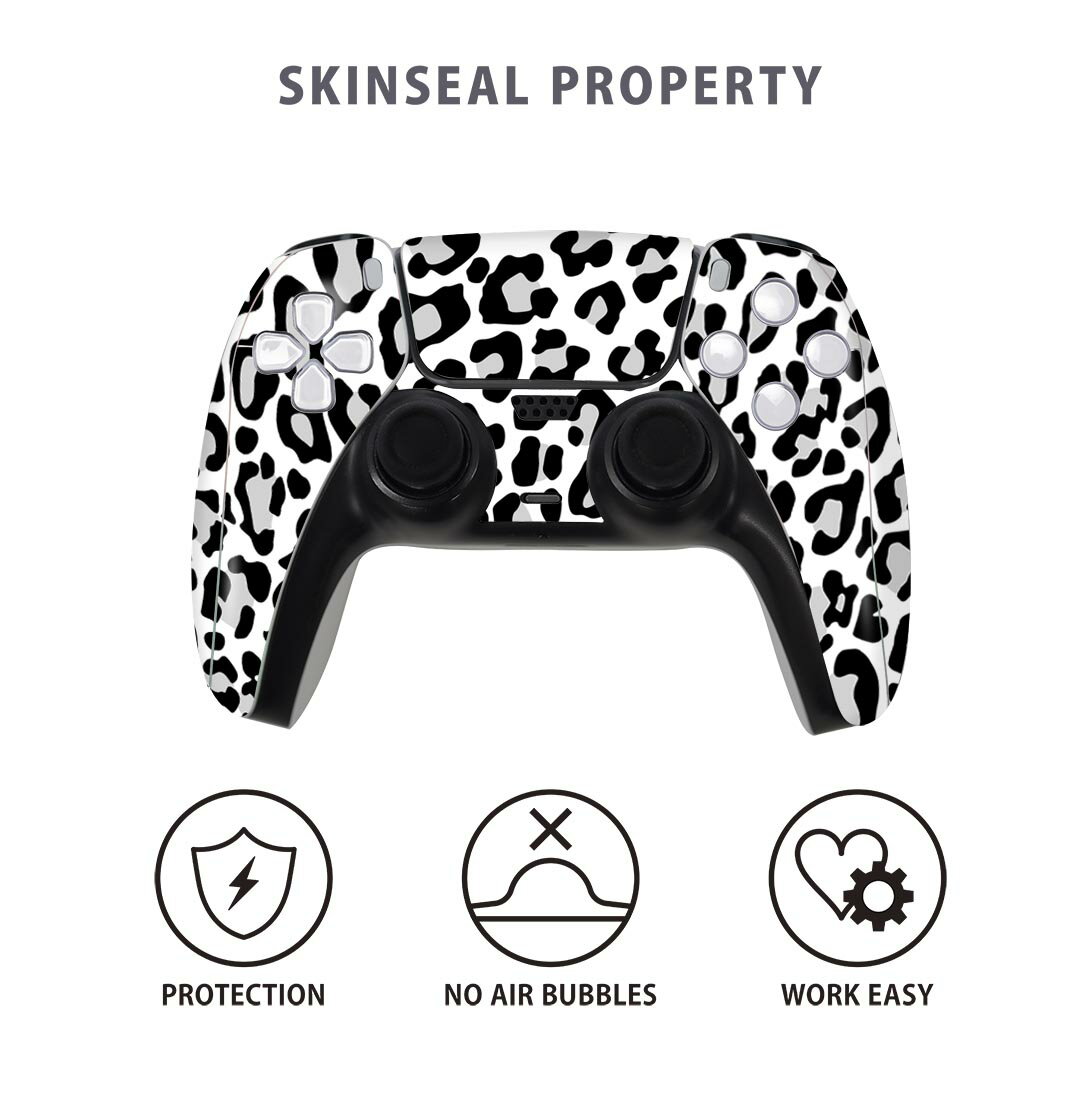 PS5用 ワイヤレスコントローラー 専用 スキンシール おしゃれなスキンシール 貼るだけでかんたんドレスアップ 気軽に着せ替えが楽しめるデザインステッカー