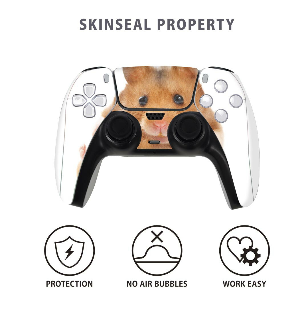 PS5用 ワイヤレスコントローラー 専用 スキンシール おしゃれなスキンシール 貼るだけでかんたんドレスアップ 気軽に着せ替えが楽しめるデザインステッカー