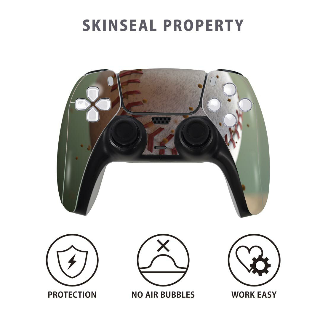 PS5用 ワイヤレスコントローラー 専用 スキンシール おしゃれなスキンシール 貼るだけでかんたんドレスアップ 気軽に着せ替えが楽しめるデザインステッカー