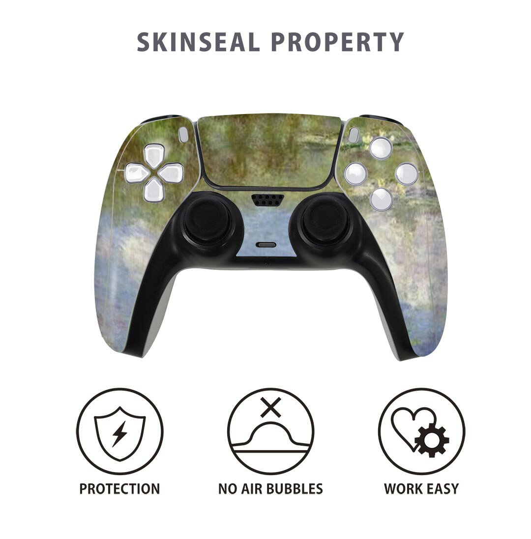 PS5用 ワイヤレスコントローラー 専用 スキンシール おしゃれなスキンシール 貼るだけでかんたんドレスアップ 気軽に着せ替えが楽しめるデザインステッカー