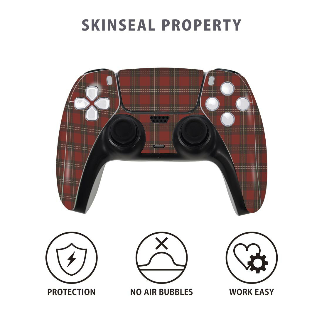 PS5用 ワイヤレスコントローラー 専用 スキンシール おしゃれなスキンシール 貼るだけでかんたんドレスアップ 気軽に着せ替えが楽しめるデザインステッカー