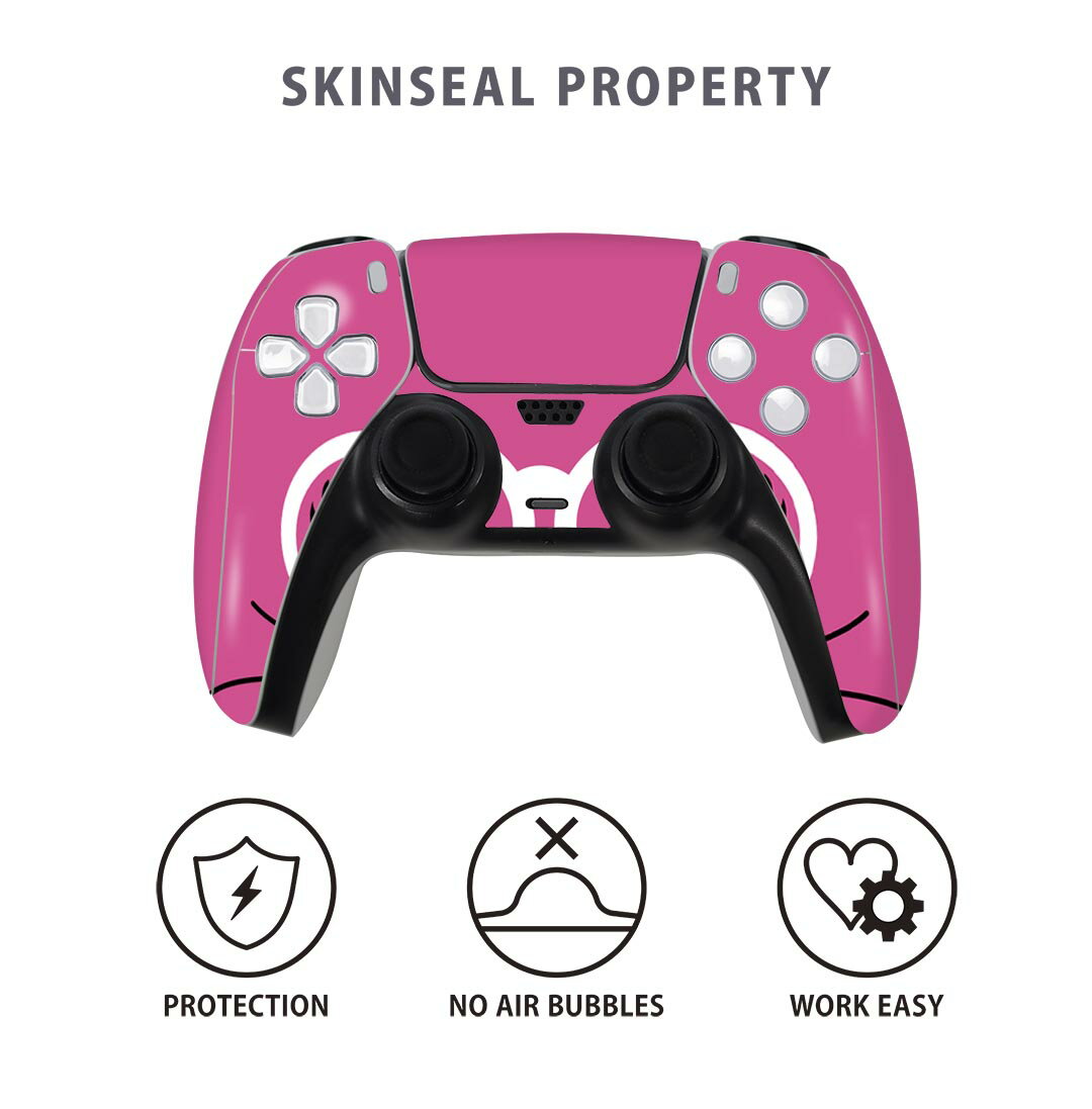 PS5用 ワイヤレスコントローラー 専用 スキンシール おしゃれなスキンシール 貼るだけでかんたんドレスアップ 気軽に着せ替えが楽しめるデザインステッカー