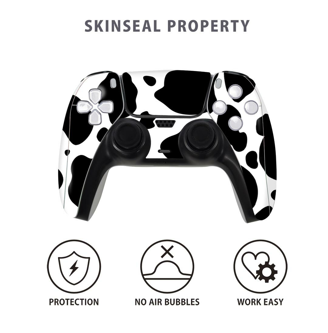 PS5用 ワイヤレスコントローラー 専用 スキンシール おしゃれなスキンシール 貼るだけでかんたんドレスアップ 気軽に着せ替えが楽しめるデザインステッカー