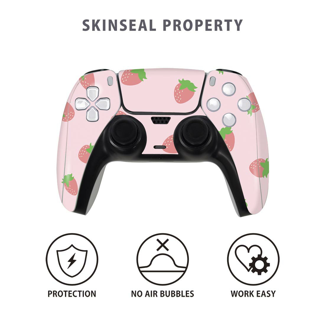 PS5用 ワイヤレスコントローラー 専用 スキンシール おしゃれなスキンシール 貼るだけでかんたんドレスアップ 気軽に着せ替えが楽しめるデザインステッカー