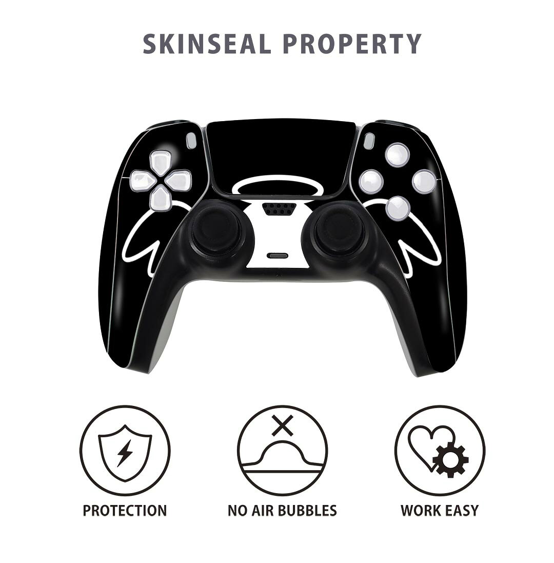 PS5用 ワイヤレスコントローラー 専用 スキンシール おしゃれなスキンシール 貼るだけでかんたんドレスアップ 気軽に着せ替えが楽しめるデザインステッカー
