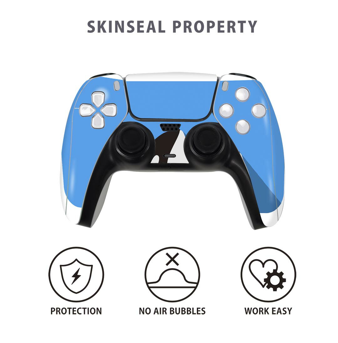 PS5用 ワイヤレスコントローラー 専用 スキンシール おしゃれなスキンシール 貼るだけでかんたんドレスアップ 気軽に着せ替えが楽しめるデザインステッカー