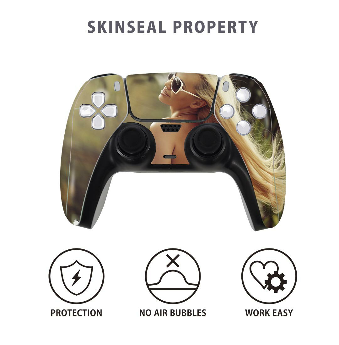 PlayVitalps5Edgeコントローラーに対応用滑り止め汗吸収グリップステッカー、ps5edgeコントローラーに対応するプロなテクスチャード加工のソフトPUハンドルグリップステッカー【翡翠のドラ…