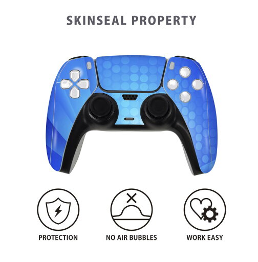 PS5用 ワイヤレスコントローラー 専用 スキンシール おしゃれなスキンシール 貼るだけでかんたんドレスアップ 気軽に着せ替えが楽しめるデザインステッカー