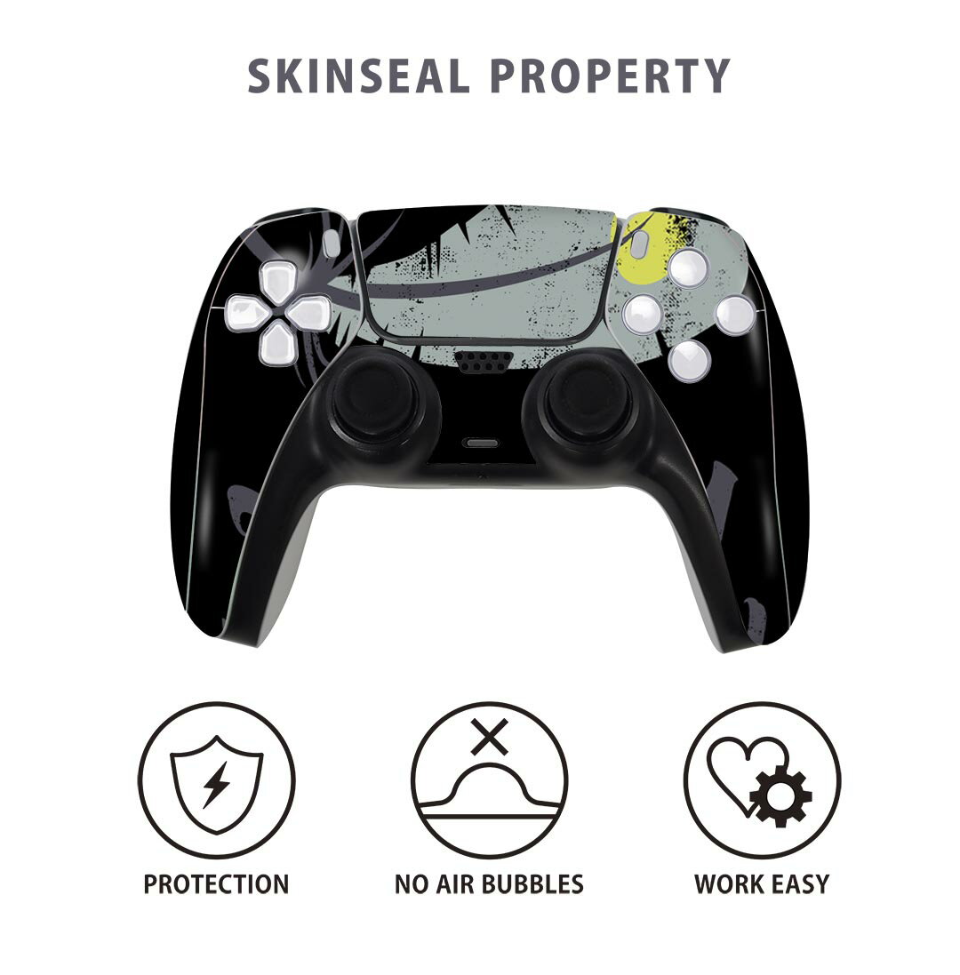 PS5用 ワイヤレスコントローラー 専用 スキンシール おしゃれなスキンシール 貼るだけでかんたんドレスアップ 気軽に着せ替えが楽しめるデザインステッカー