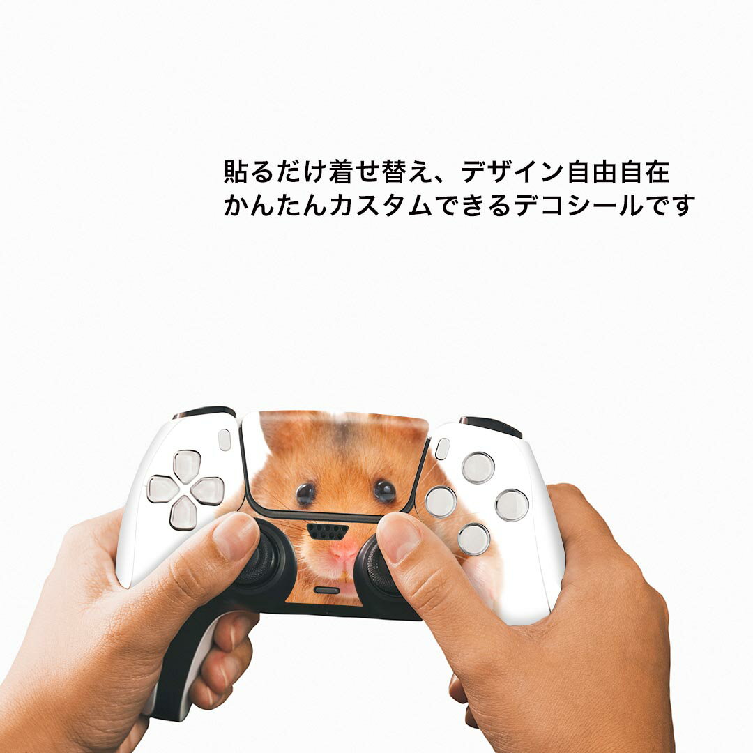 PS5用 ワイヤレスコントローラー 専用 スキンシール おしゃれなスキンシール 貼るだけでかんたんドレスアップ 気軽に着せ替えが楽しめるデザインステッカー