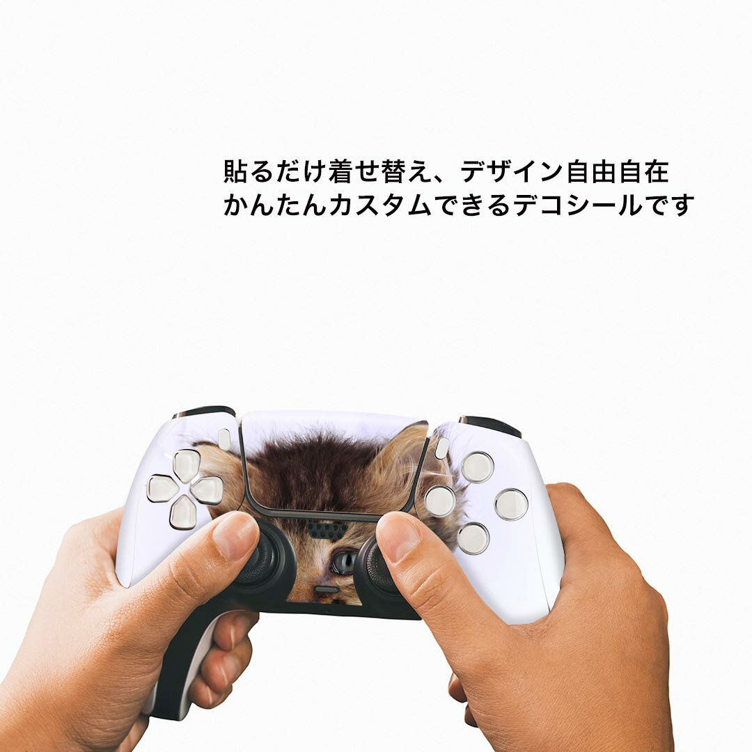 PS5用 ワイヤレスコントローラー 専用 スキンシール おしゃれなスキンシール 貼るだけでかんたんドレスアップ 気軽に着せ替えが楽しめるデザインステッカー