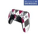 PS5用 ワイヤレスコントローラー 専用 スキンシール おしゃれなスキンシール 貼るだけでかんたんドレスアップ 気軽に着せ替えが楽しめるデザインステッカー