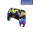 PS5用 ワイヤレスコントローラー 専用 スキンシール おしゃれなスキンシール 貼るだけでかんたんドレスアップ 気軽に着せ替えが楽しめるデザインステッカー