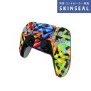 PS5用 ワイヤレスコントローラー 専用 スキンシール おしゃれなスキンシール 貼るだけでかんたんドレスアップ 気軽に着せ替えが楽しめるデザインステッカー