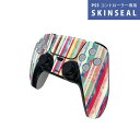 PS5用 ワイヤレスコントローラー 専用 スキンシール おしゃれなスキンシール 貼るだけでかんたんドレスアップ 気軽に着せ替えが楽しめるデザインステッカー