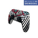 PS5用 ワイヤレスコントローラー 専用 スキンシール おしゃれなスキンシール 貼るだけでかんたんドレスアップ 気軽に着せ替えが楽しめるデザインステッカー