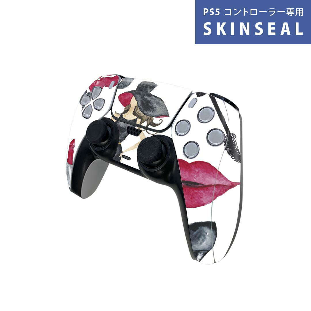 PS5用 ワイヤレスコントローラー 専用 スキンシール おしゃれなスキンシール 貼るだけでかんたんドレスアップ 気軽に着せ替えが楽しめるデザインステッカー