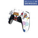 PS5用 ワイヤレスコントローラー 専用 スキンシール おしゃれなスキンシール 貼るだけでかんたんドレスアップ 気軽に着せ替えが楽しめるデザインステッカー