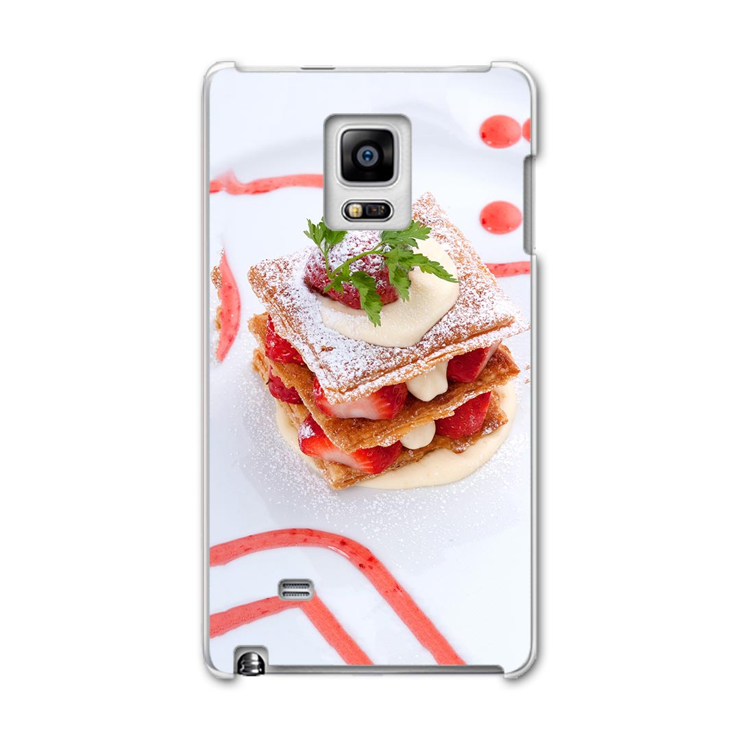 ミルフィーユ SC-01G GALAXY Note Edge ギャラクシー ノート エッジ sc01g docomo ドコモ スマホ カバー ケース スマホケース スマホカバー TPU ソフトケース ケーキ　いちご　ミルフィーユ 写真・風景 000193