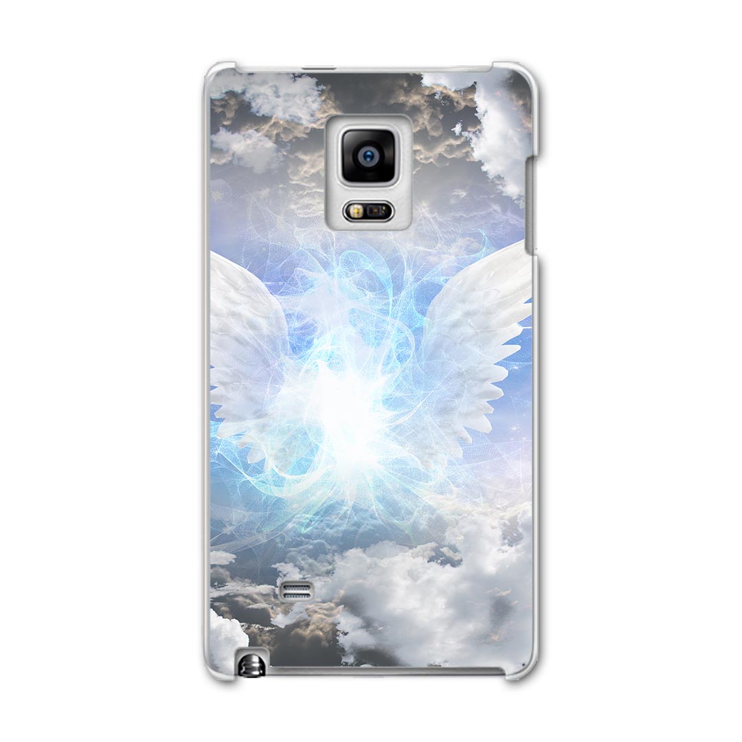 SC-01G GALAXY Note Edge ギャラクシー ノート エッジ sc01g docomo ドコモ スマホ カバー ケース スマホケース スマホカバー PC ハードケース 空　羽根　雲 クール 005712