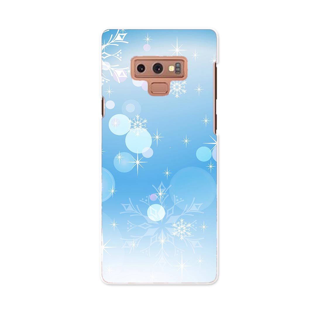 SC-01L Galaxy Note9 ギャラクシー ノートナイン docomo ドコモ sc01l スマホ カバー ケース スマホケース スマホカバー PC ハードケース 001497 雪　冬