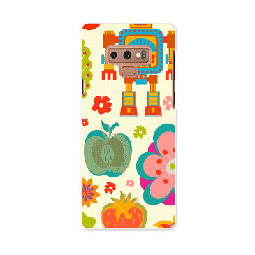 SCV40 Galaxy Note9 ギャラクシー ノートナイン au エーユー scv40 スマホ カバー スマホケース スマホカバー PC ハードケース 004080 花 果物 イラスト