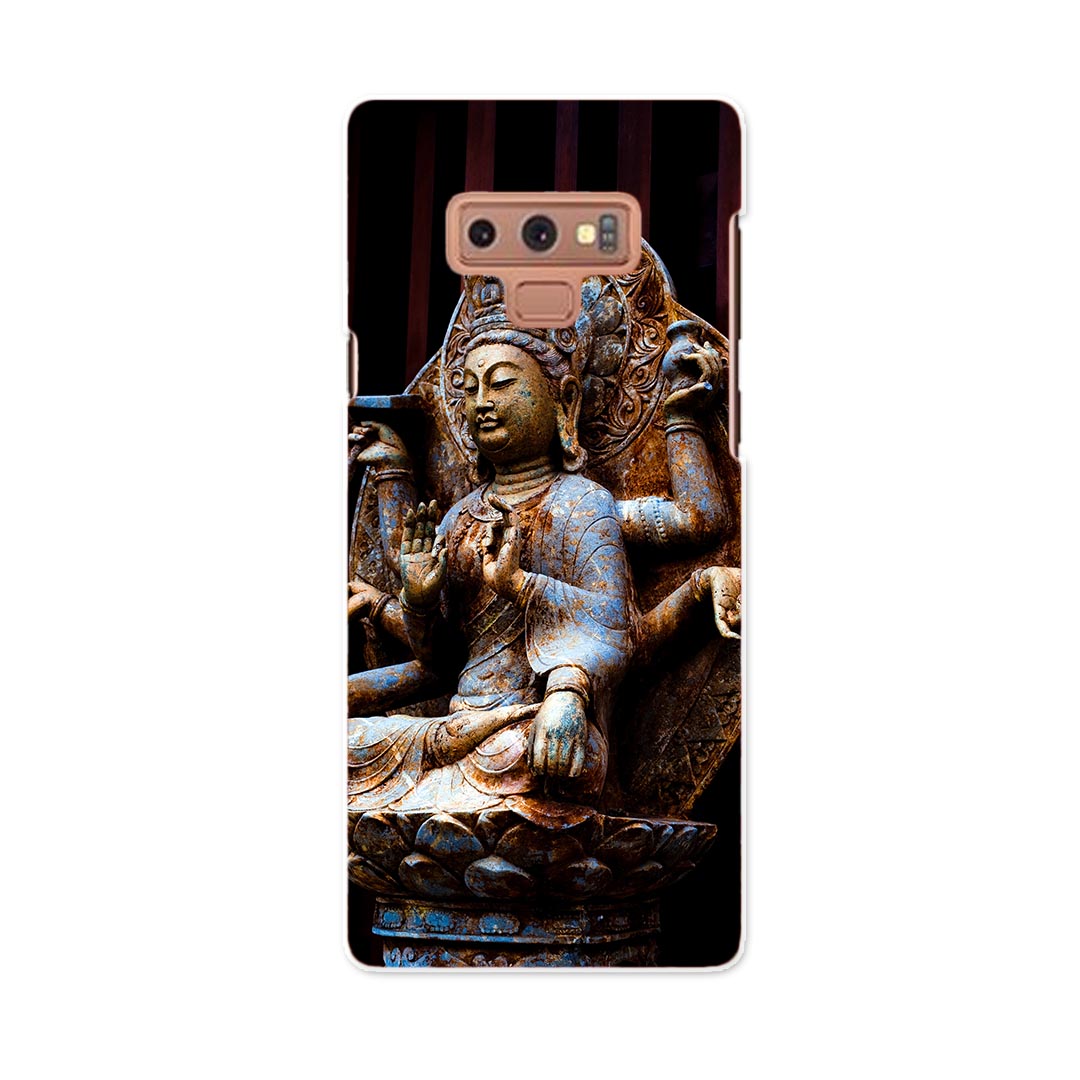SC-01L Galaxy Note9 ギャラクシー ノートナイン docomo ドコモ sc01l スマホ カバー ケース スマホケース スマホカバー PC ハードケース 005093 仏像　写真　黒