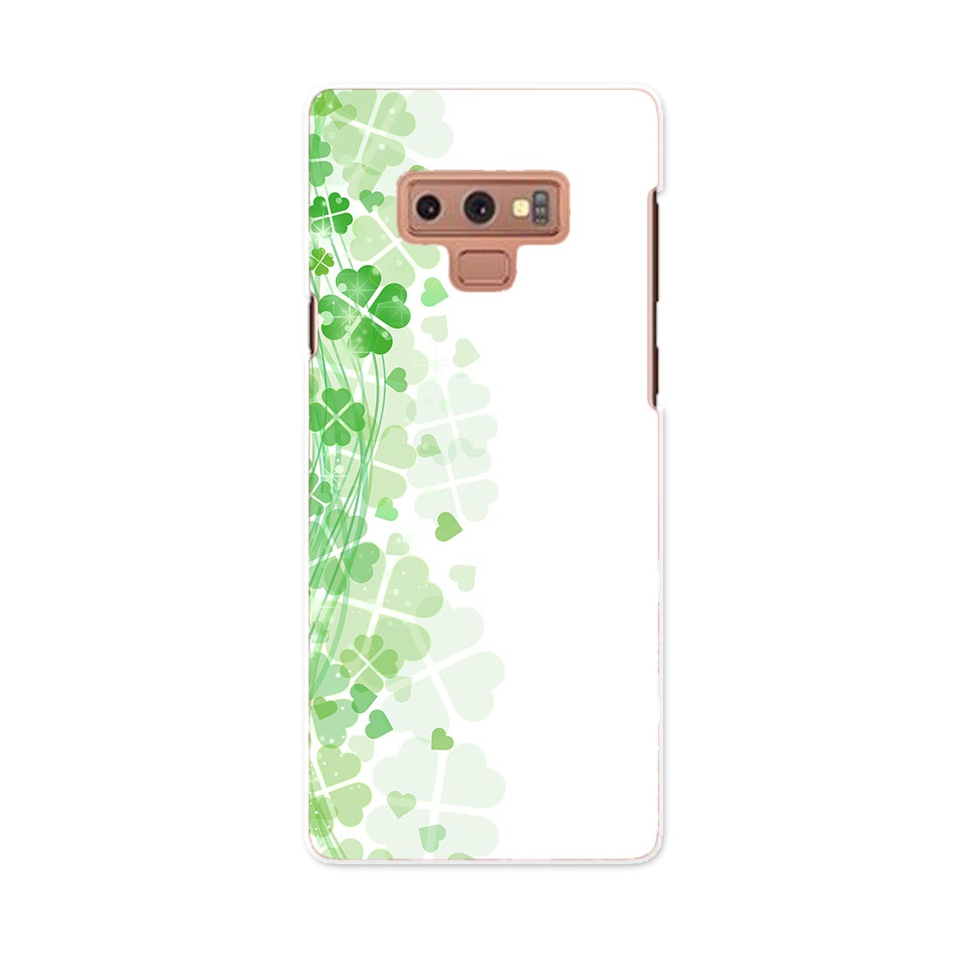 SC-01L Galaxy Note9 ギャラクシー ノートナイン docomo ドコモ sc01l スマホ カバー ケース スマホケース スマホカバー PC ハードケース 005490 四つ葉 クローバー